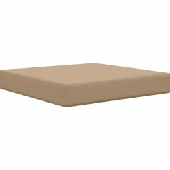 vidaXL Cojín para sofá de exterior 60 x 60 x 8 cm Poliéster Taupé New