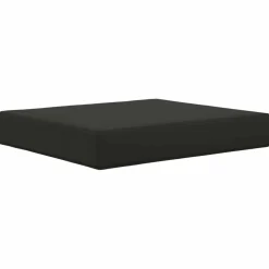 vidaXL Cojín para sofá de exterior 2 pcs Poliéster Negro