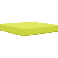 vidaXL Cojín para sofá de exterior 2 pcs Poliéster Verde New