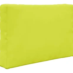 vidaXL Cojín para sofá de exterior 2 pcs Poliéster Verde New