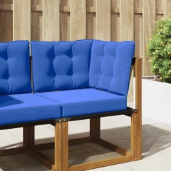 vidaXL Cojín para sofá de exterior 3 pcs Poliéster Tuquesa Sale
