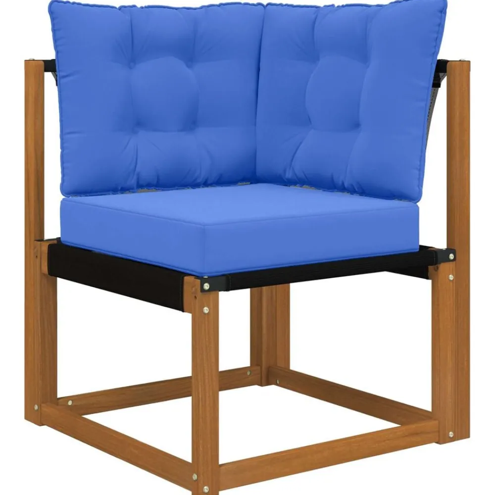 vidaXL Cojín para sofá de exterior 3 pcs Poliéster Tuquesa Sale