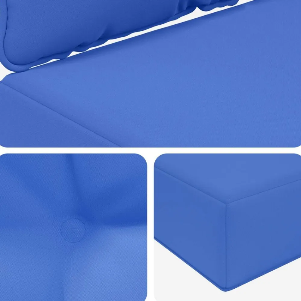 vidaXL Cojín para sofá de exterior 3 pcs Poliéster Tuquesa Sale