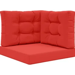 vidaXL Decoración-Cojín para sofá de exterior 3 pcs Poliéster