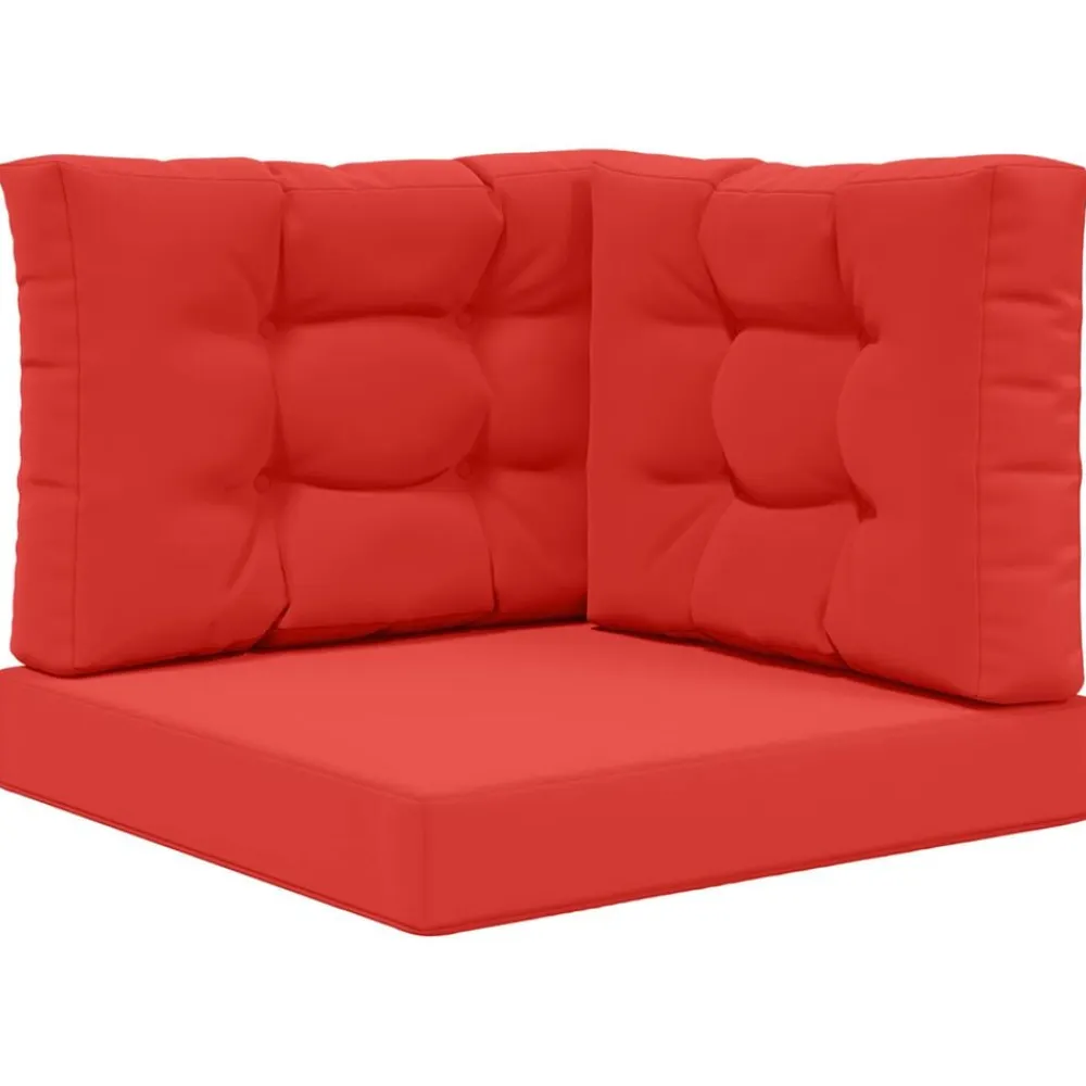 vidaXL Decoración-Cojín para sofá de exterior 3 pcs Poliéster