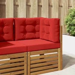 vidaXL Decoración-Cojín para sofá de exterior 3 pcs Poliéster