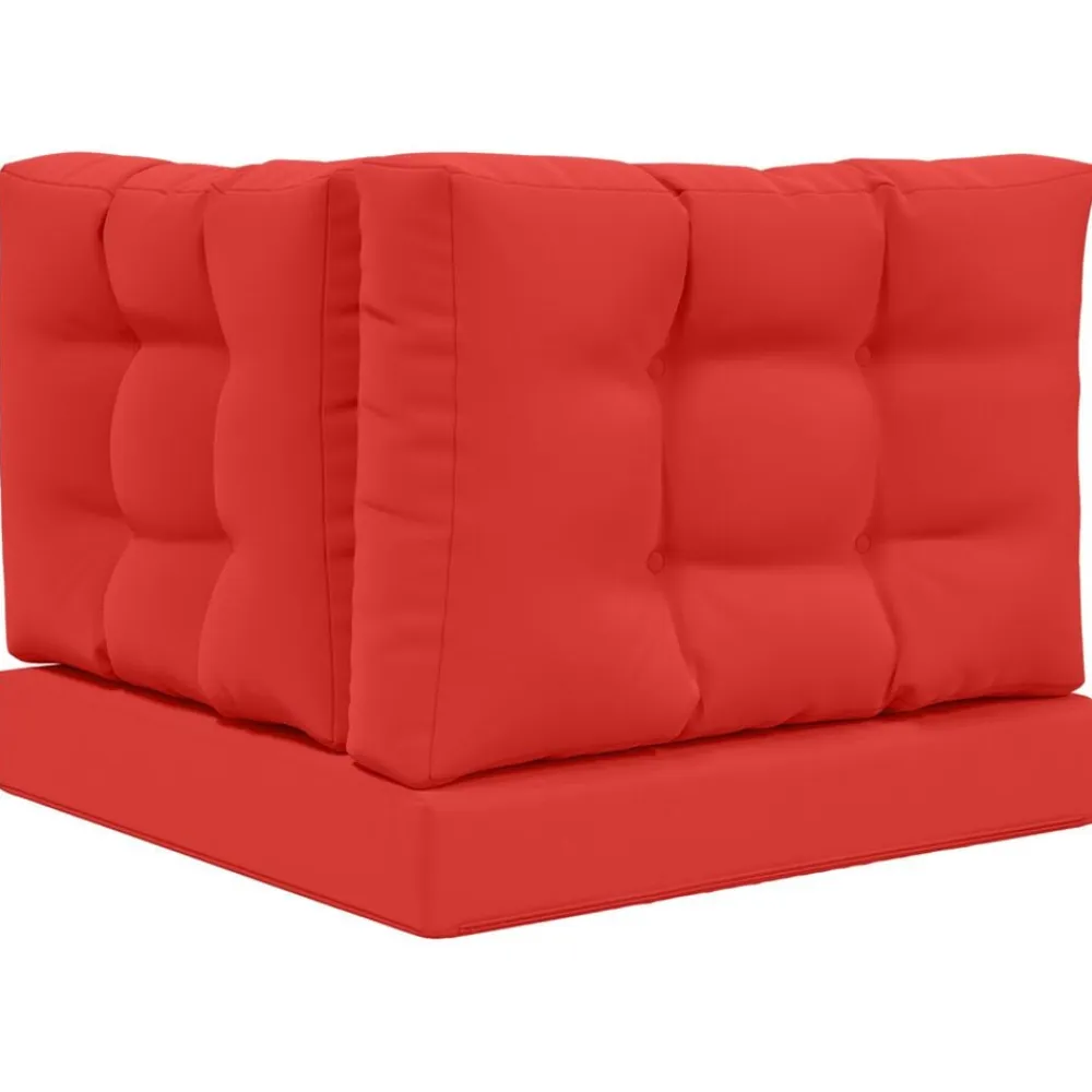 vidaXL Decoración-Cojín para sofá de exterior 3 pcs Poliéster