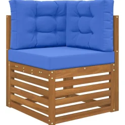 vidaXL Cojín para sofá de exterior 3 pcs Poliéster Tuquesa