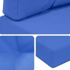 vidaXL Cojín para sofá de exterior 3 pcs Poliéster Tuquesa