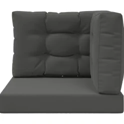 vidaXL Decoración-Cojín para sofá de exterior 3 pcs Poliéster