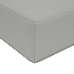 vidaXL Cojín para sofá de exterior 2 pcs Poliéster Gris New