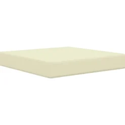 vidaXL Cojín para sofá de exterior 3 pcs Poliéster Crema Best