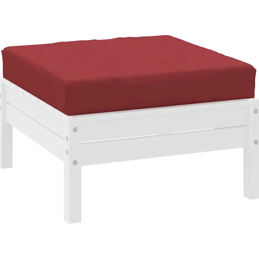 vidaXL Cojín para sofá de palets tela Oxford rojo tinto 60x60x9,5 cm Rojo vino tinto Online