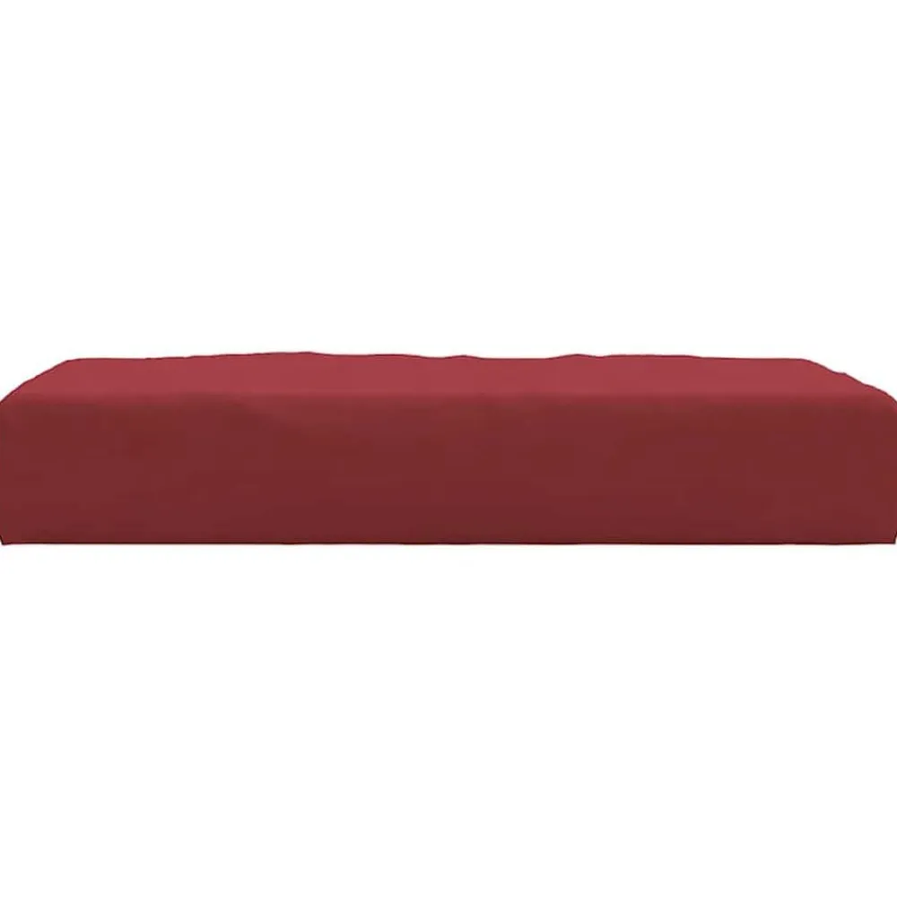 vidaXL Cojín para sofá de palets tela Oxford rojo tinto 60x60x9,5 cm Rojo vino tinto Online