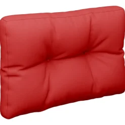 vidaXL Cojín para sofá de palets de tela 50x40x12 cm Rojo