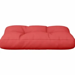 vidaXL Cojín para sofá de palets de tela 50x40x12 cm Rojo