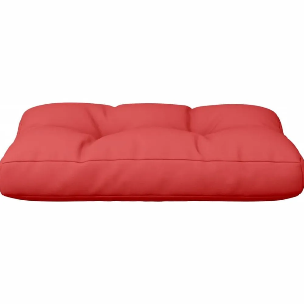 vidaXL Cojín para sofá de palets de tela 50x40x12 cm Rojo