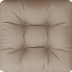 vidaXL Decoración-Cojín para sofá depalets de tela gris 50x50x12 cm