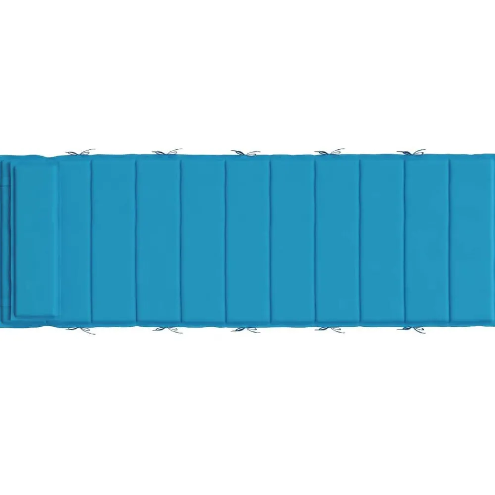 vidaXL Cojín para tumbona de sol 178 x 60 x 4 cm Azul claro Sale