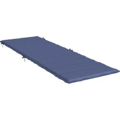 vidaXL Cojín para tumbona tela Oxford Azul marino Sale