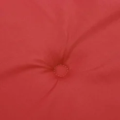 vidaXL Cojín silla jardín respaldo bajo 2 uds tela Oxford Rojo Best