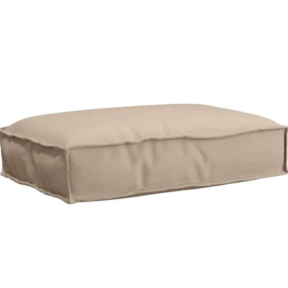 vidaXL Cojín 60 x 40 x 8 cm Tela Oxford Taupé Clearance