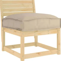 vidaXL Cojín 60 x 40 x 8 cm Tela Oxford Taupé Clearance