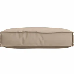 vidaXL Cojín 60 x 40 x 8 cm Tela Oxford Taupé Clearance