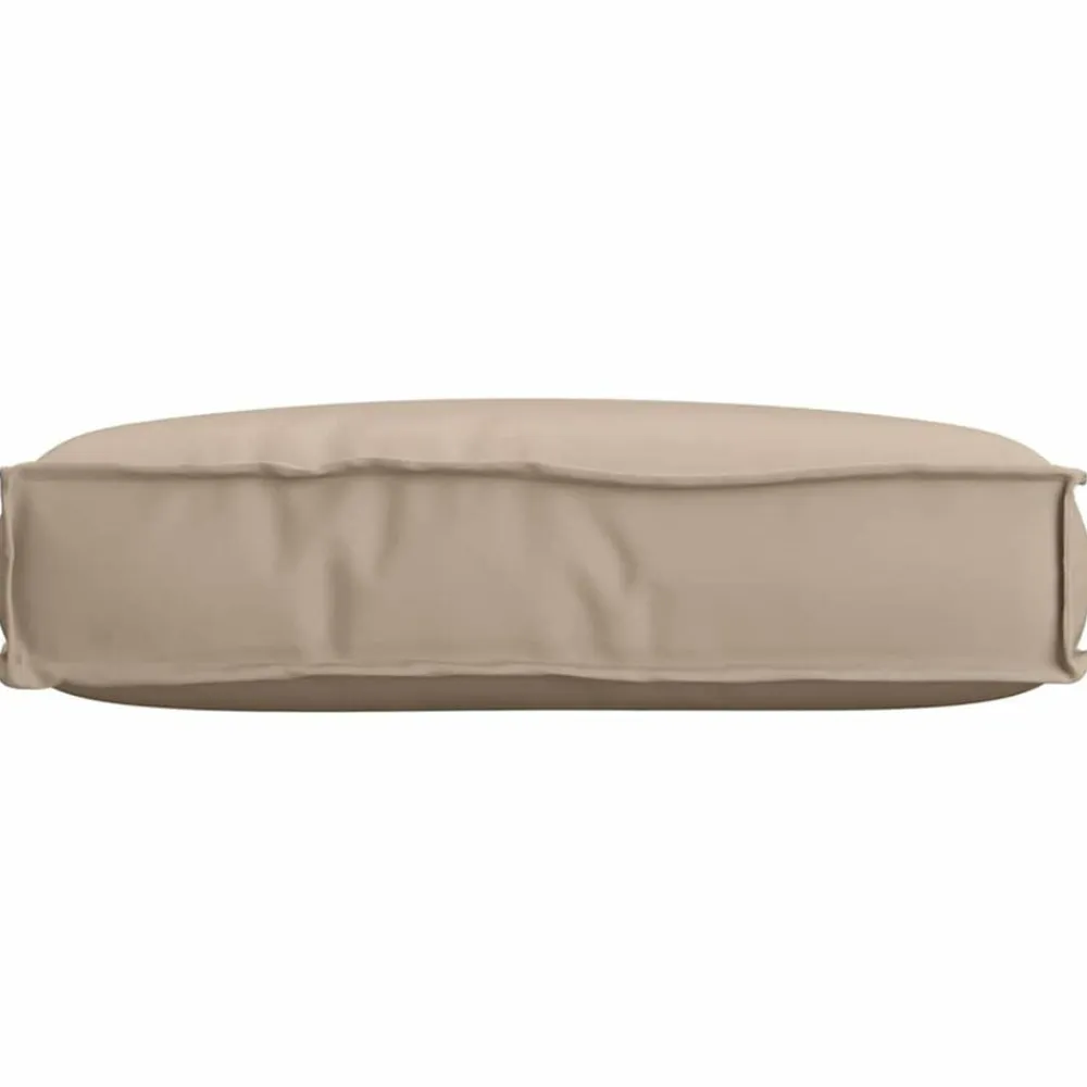 vidaXL Cojín 60 x 40 x 8 cm Tela Oxford Taupé Clearance