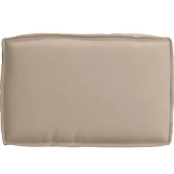 vidaXL Cojín 60 x 40 x 8 cm Tela Oxford Taupé Clearance