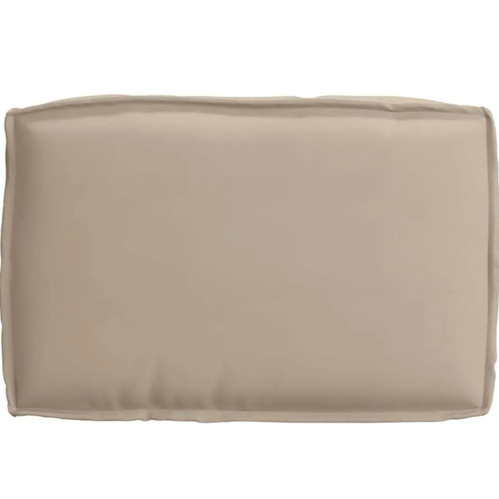 vidaXL Cojín 60 x 40 x 8 cm Tela Oxford Taupé Clearance