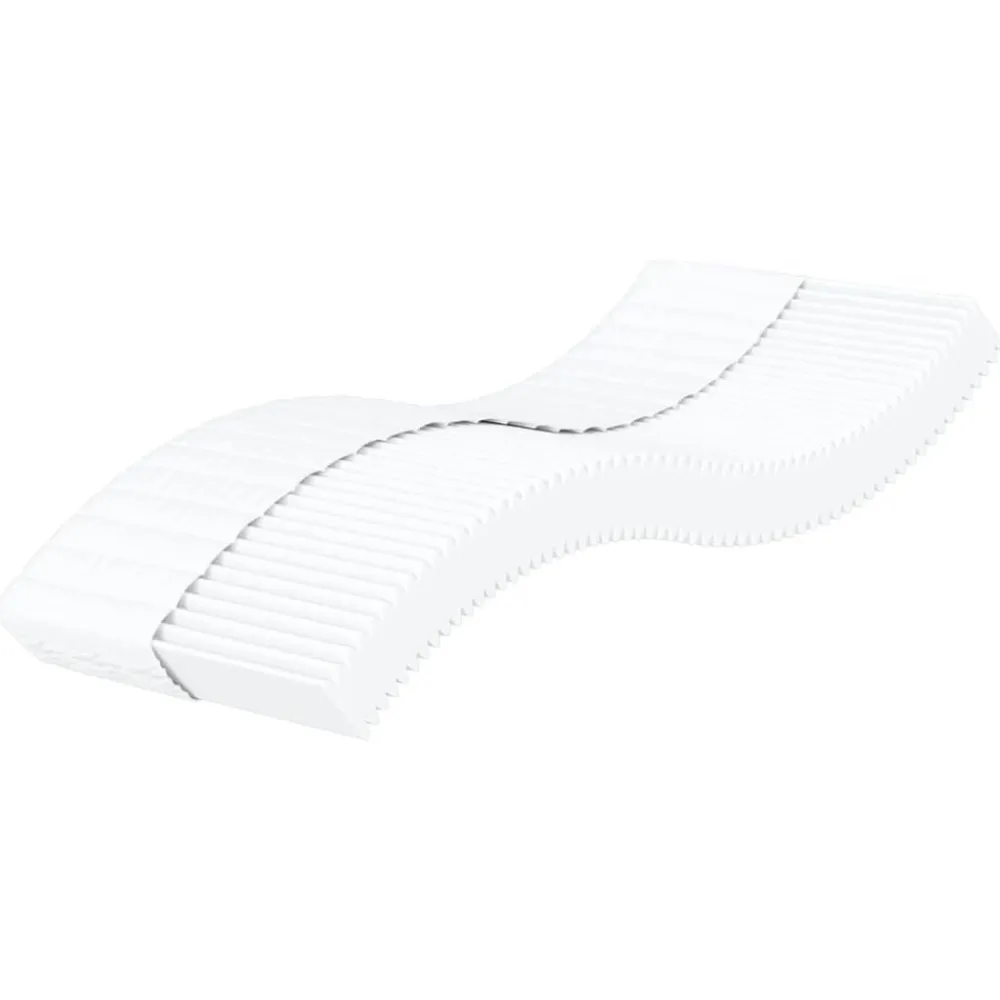 vidaXL Colchón de espuma dureza 2 3 blanco 80x200 cm Discount