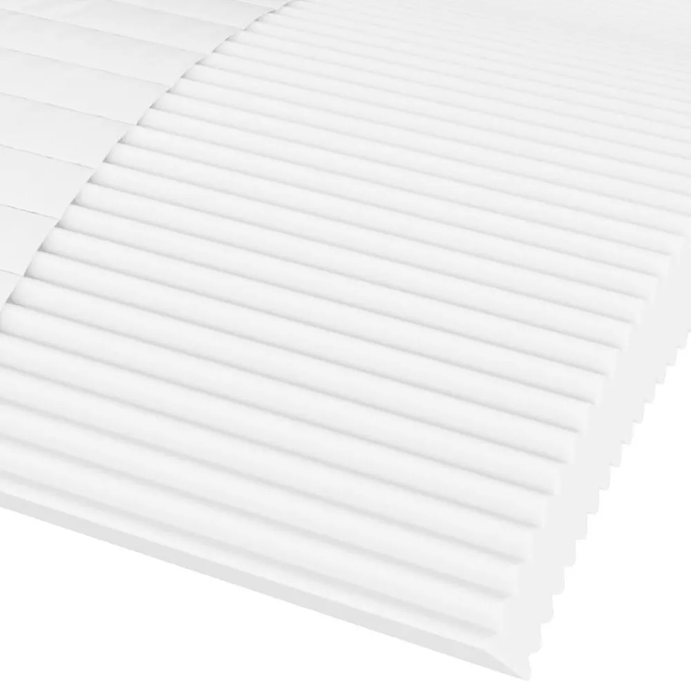vidaXL Colchón de espuma dureza 2 3 blanco 80x200 cm Discount