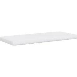 vidaXL Camas Y Accesorios-Colchón de espuma de 7 zonas dureza 20 ILD blanco 80x200 cm