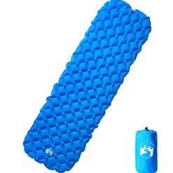 vidaXL Colchón inflable de camping para 1 persona 190x58x6 cm Azul Best
