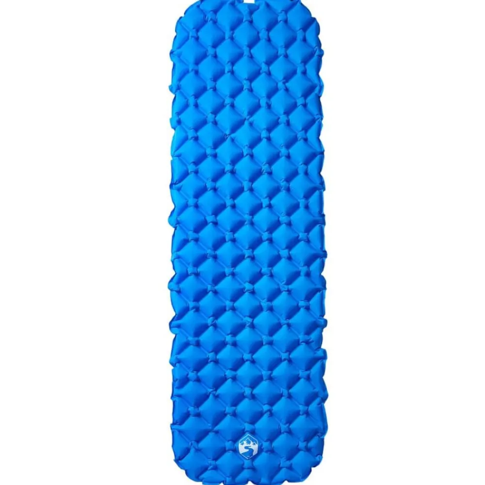 vidaXL Colchón inflable de camping para 1 persona 190x58x6 cm Azul Best
