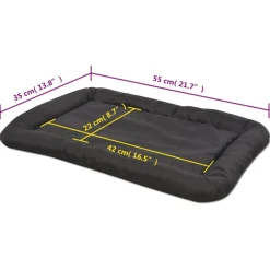 vidaXL Productos Para Mascotas-Colchón para perro tamaño M