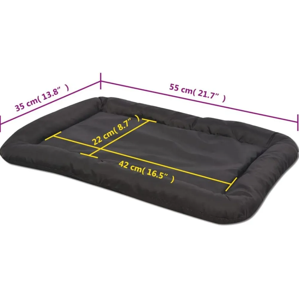 vidaXL Productos Para Mascotas-Colchón para perro tamaño M