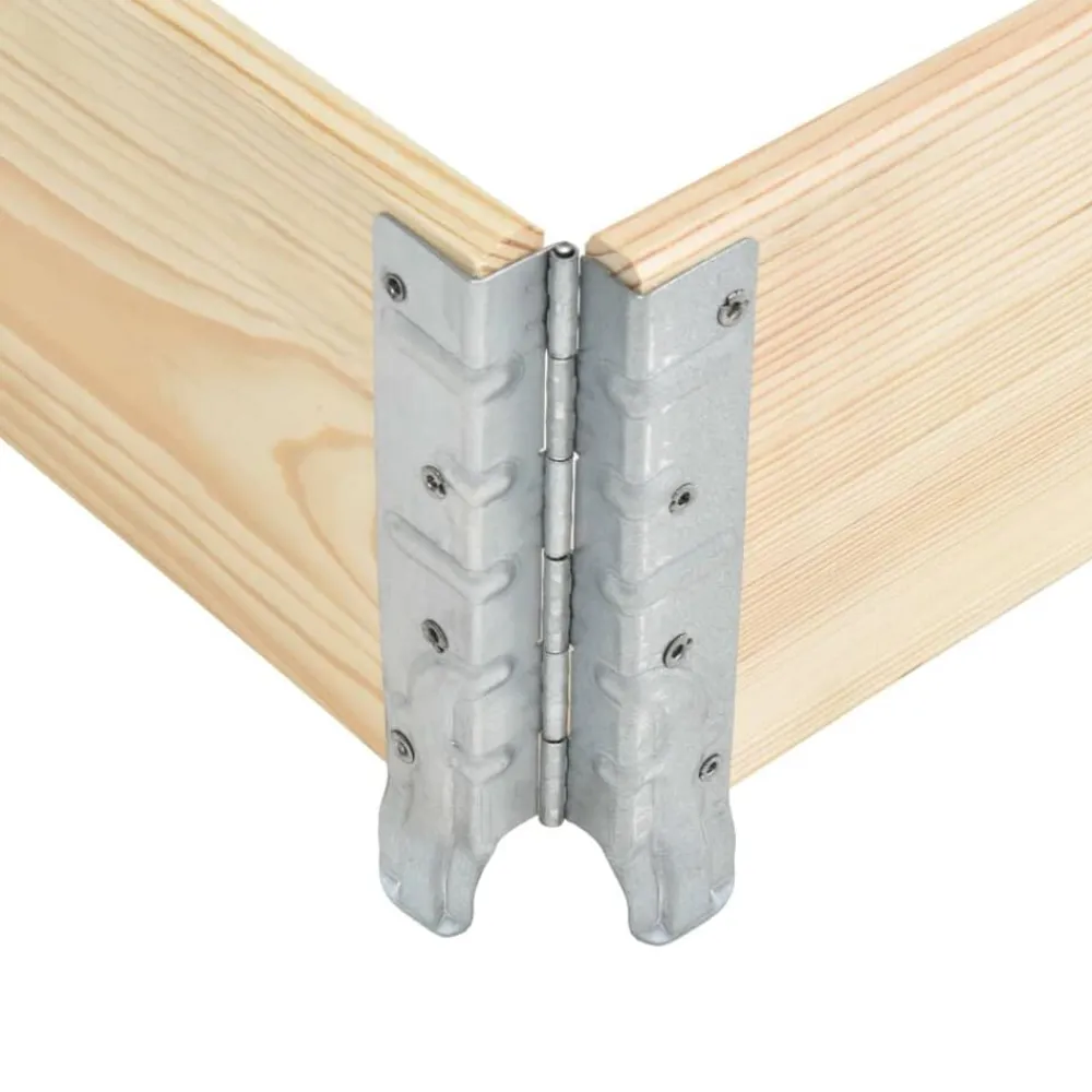 vidaXL Manipulación De Materiales-Collar de caja de pallet madera maciza de pino 80x120 cm
