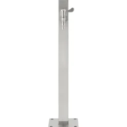 vidaXL Columna de agua de jardín acero inoxidable cuadrada 65 cm Best