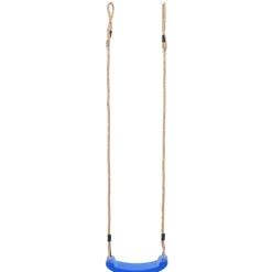 vidaXL Columpio de asiento para niños Azul Discount