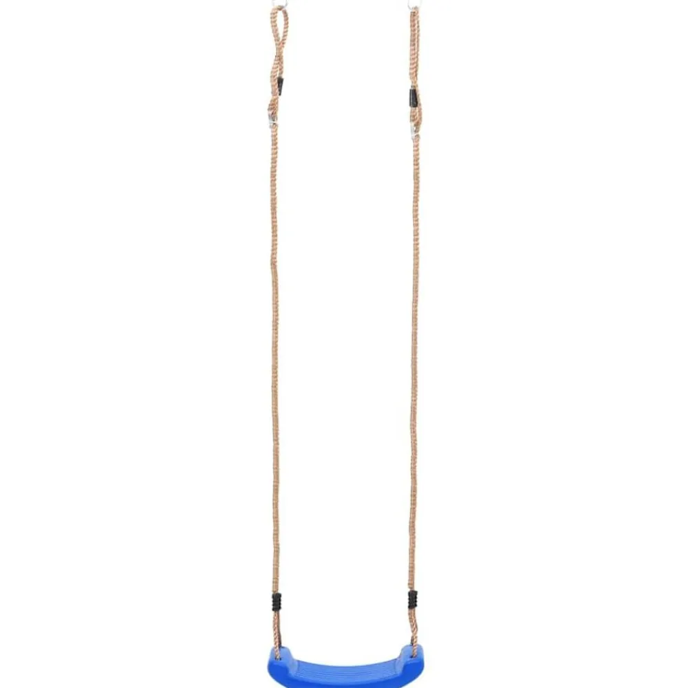 vidaXL Columpio de asiento para niños Azul Discount