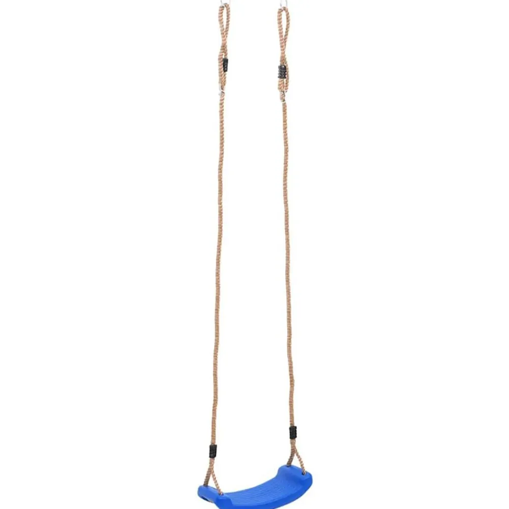 vidaXL Columpio de asiento para niños Azul Discount