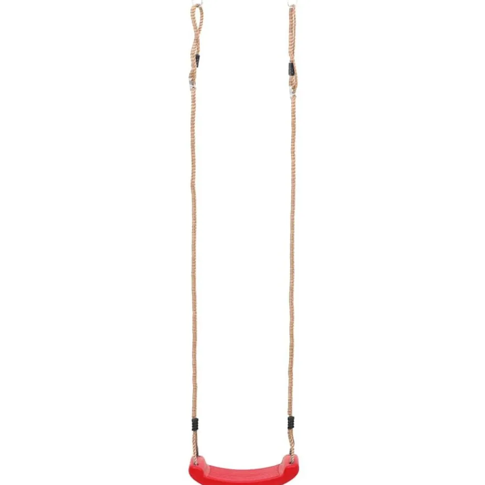 vidaXL Columpio de asiento para niños Rojo Hot