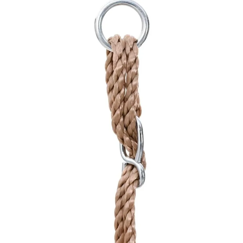 vidaXL Columpio de bebé con cinturón de seguridad algodón madera azul Discount