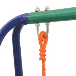 vidaXL Estructuras Para Juegos Al Aire Libre-Columpio individual naranja