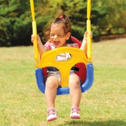 vidaXL Columpio para niños 3 en 1 polipropileno 29x40x39,5 cm Clearance