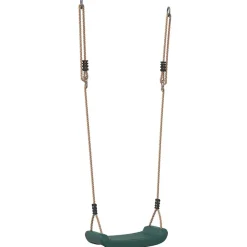 vidaXL Columpio para niños individual con cuerda ajustable Verde Clearance