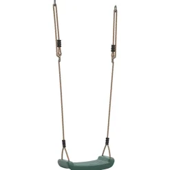 vidaXL Columpio para niños individual con cuerda ajustable Verde Clearance