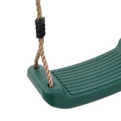 vidaXL Columpio para niños individual con cuerda ajustable Verde Clearance